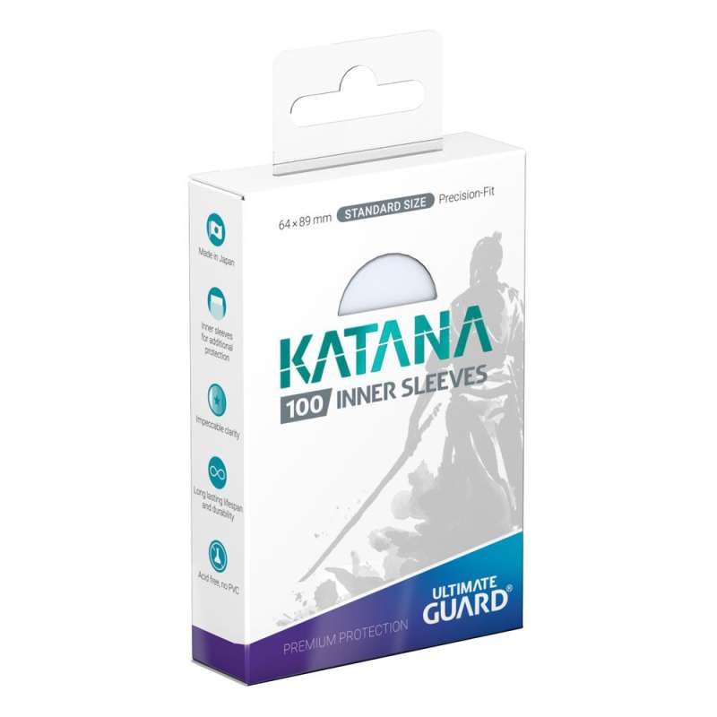 SPOTT-GR Ultimate Guard Katana Inner Sleeves Standard Size (100)
