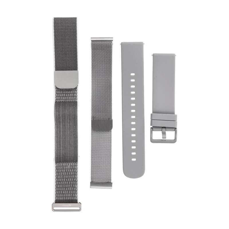 SPOTT-GR Titmo Loop i-110 - Fitness Band με Αδιαβροχοποίηση IP68 και Έξυπνους Μετρητές σε Ασημί Χρώμα