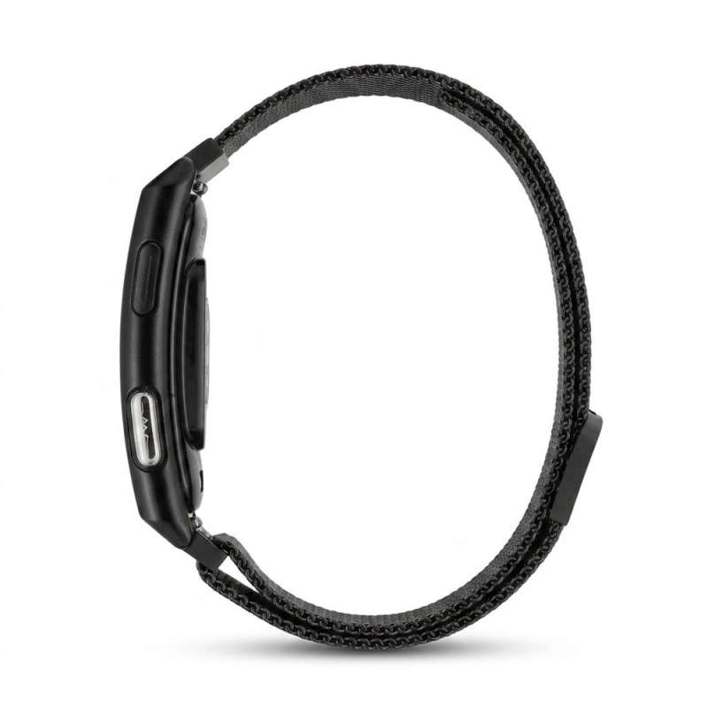 SPOTT-GR Titmo Loop i-110 - Fitness Band με Αδιαβροχοποίηση IP68 και Έξυπνους Μετρητές σε Μαύρο Χρώμα