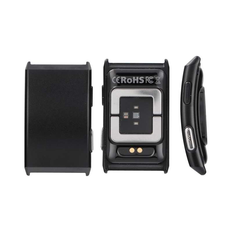 SPOTT-GR Titmo Loop i-110 - Fitness Band με Αδιαβροχοποίηση IP68 και Έξυπνους Μετρητές σε Μαύρο Χρώμα