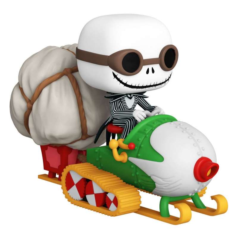 SPOTT-GR Nightmare before Christmas POP! Rides - Φιγούρα Βινυλίου Jack w/Goggles & Snowmobile με Ύψος 18cm