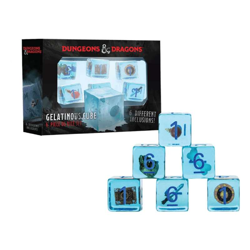 SPOTT-GR Dungeons & Dragons - Σετ Ζαριών Gelatinous Cube (Σετ 6 Τεμάχια)