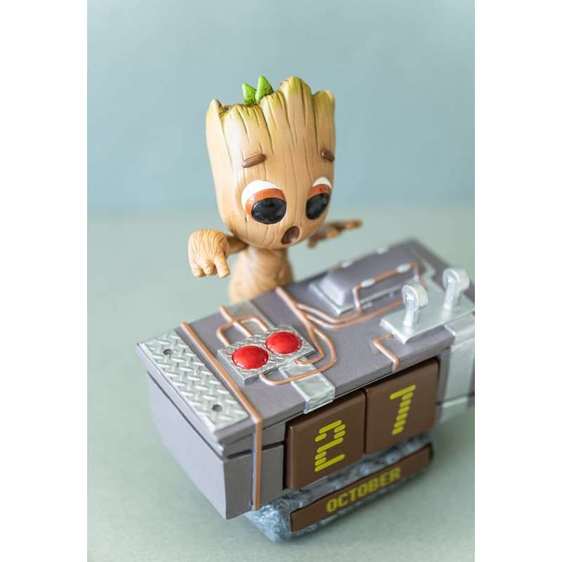 SPOTT-GR Marvel - Διακοσμητικό 3D Ημερολόγιο Groot Death Button με Ύψος 12cm