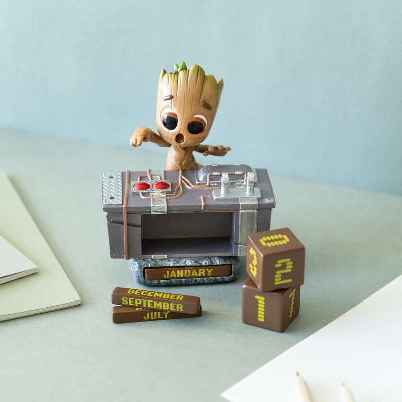 SPOTT-GR Marvel - Διακοσμητικό 3D Ημερολόγιο Groot Death Button με Ύψος 12cm
