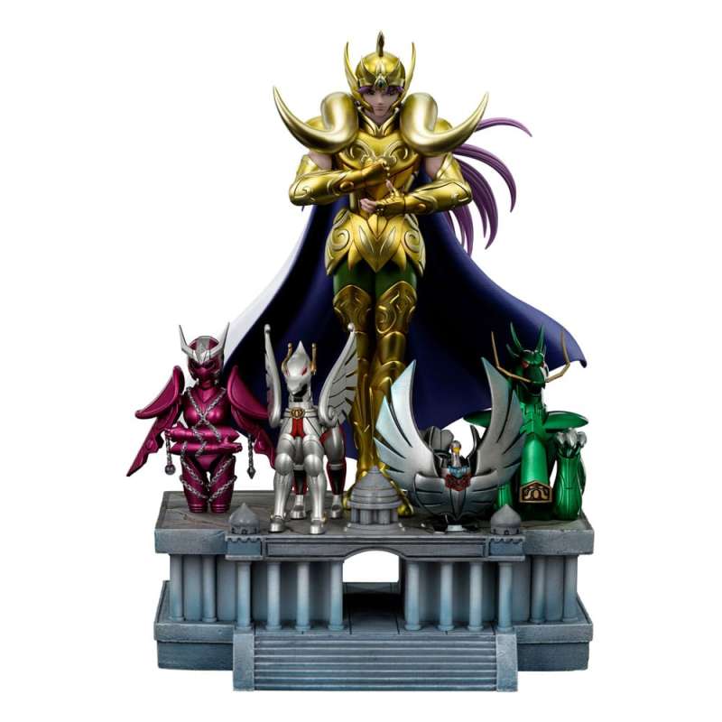 SPOTT-GR Saint Seiya Art Scale - Φιγούρα (Αναλογία 1/10) Aries Mu Deluxe με Ύψος 27cm
