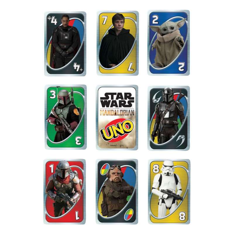 SPOTT-GR Star Wars: The Mandalorian UNO - Επιτραπέζιο Παιχνίδι Καρτών