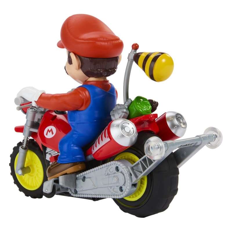 SPOTT-GR The Super Mario Galaxy Movie Hot Wheels - Τηλεκατευθυνόμενο Mario Wheelie Motocross