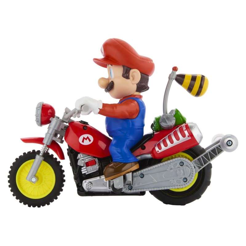 SPOTT-GR The Super Mario Galaxy Movie Hot Wheels - Τηλεκατευθυνόμενο Mario Wheelie Motocross