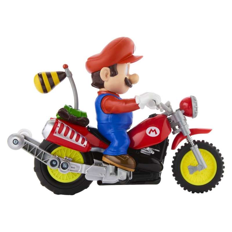 SPOTT-GR The Super Mario Galaxy Movie Hot Wheels - Τηλεκατευθυνόμενο Mario Wheelie Motocross