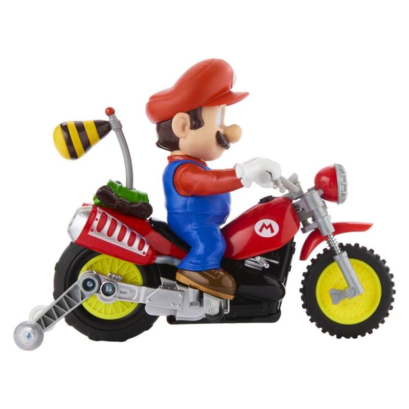 SPOTT-GR The Super Mario Galaxy Movie Hot Wheels - Τηλεκατευθυνόμενο Mario Wheelie Motocross