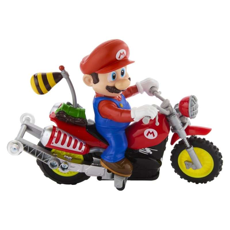 SPOTT-GR The Super Mario Galaxy Movie Hot Wheels - Τηλεκατευθυνόμενο Mario Wheelie Motocross