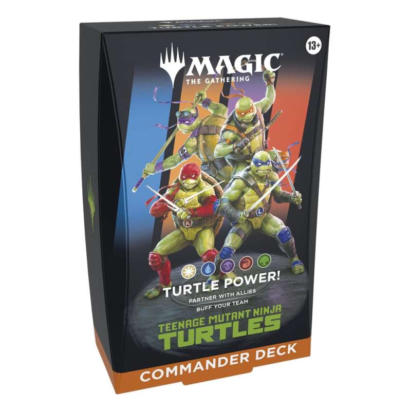 SPOTT-GR Magic the Gathering Teenage Mutant Ninja Turtles Commander Decks Case (4-Pack) English Version