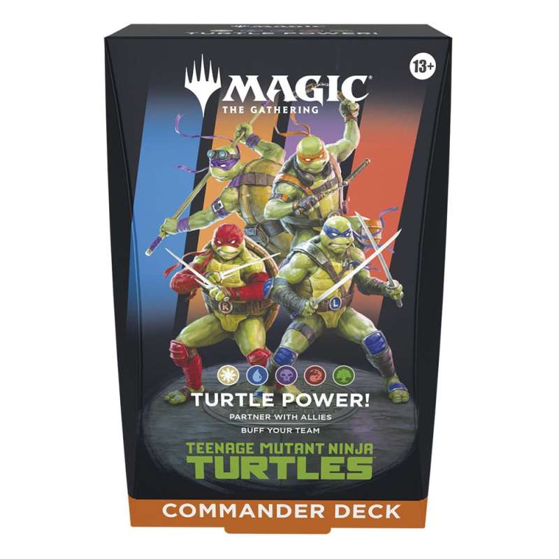 SPOTT-GR Magic the Gathering Teenage Mutant Ninja Turtles Commander Decks Case (4-Pack) English Version