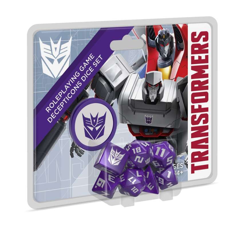 SPOTT-GR Transformers RPG - Σετ Ζαριών Decepticon