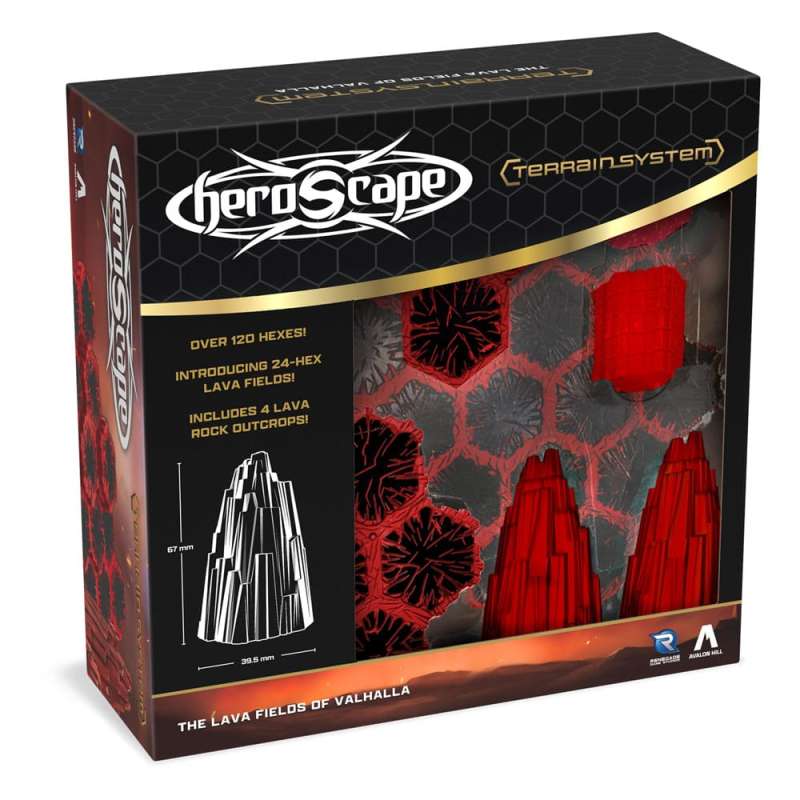 SPOTT-GR Heroscape Terrain Expansion The Lava Fields of Valhalla (Αγγλική Έκδοση)
