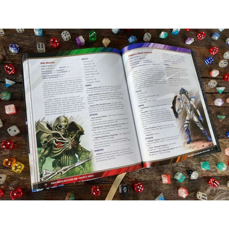 SPOTT-GR Power Rangers - RPG Παιχνίδι Δημιουργίας Ρόλων (Rulebook Core) (Αγγλική Έκδοση)