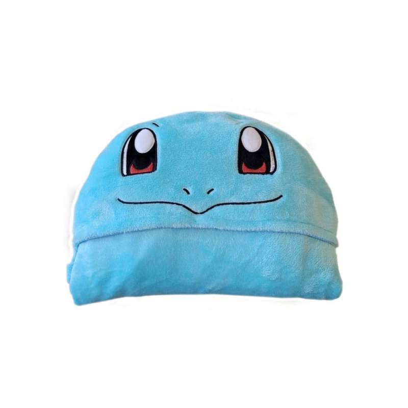 SPOTT-GR Pokémon Coral - Κουβερτάκι με Κουκούλα Squirtle 120 x 150cm