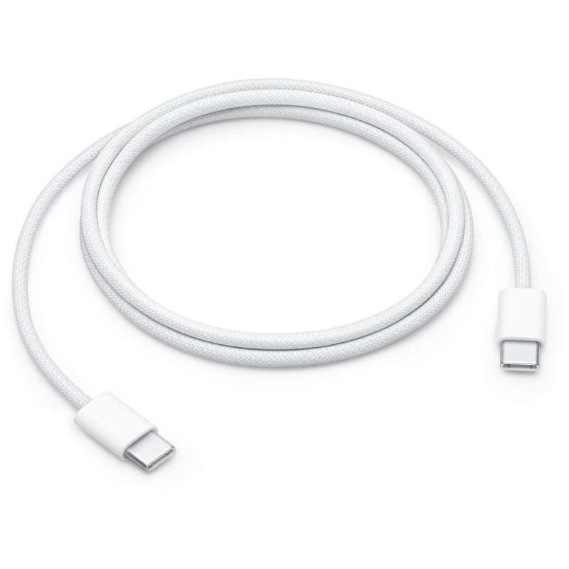 SPOTT-GR Apple MW493ZM/A A2795 - Γνήσιο Καλώδιο Type-C σε Type-C 60W 1m + Κλειδάκι για SIM (Bulk Package) σε Άσπρο Χρώμα