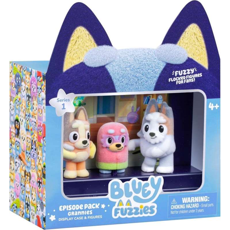 SPOTT-GR Bluey Fuzzies Episode Pack - Μίνι Φιγούρες Display (Σετ 12 Τεμάχια)