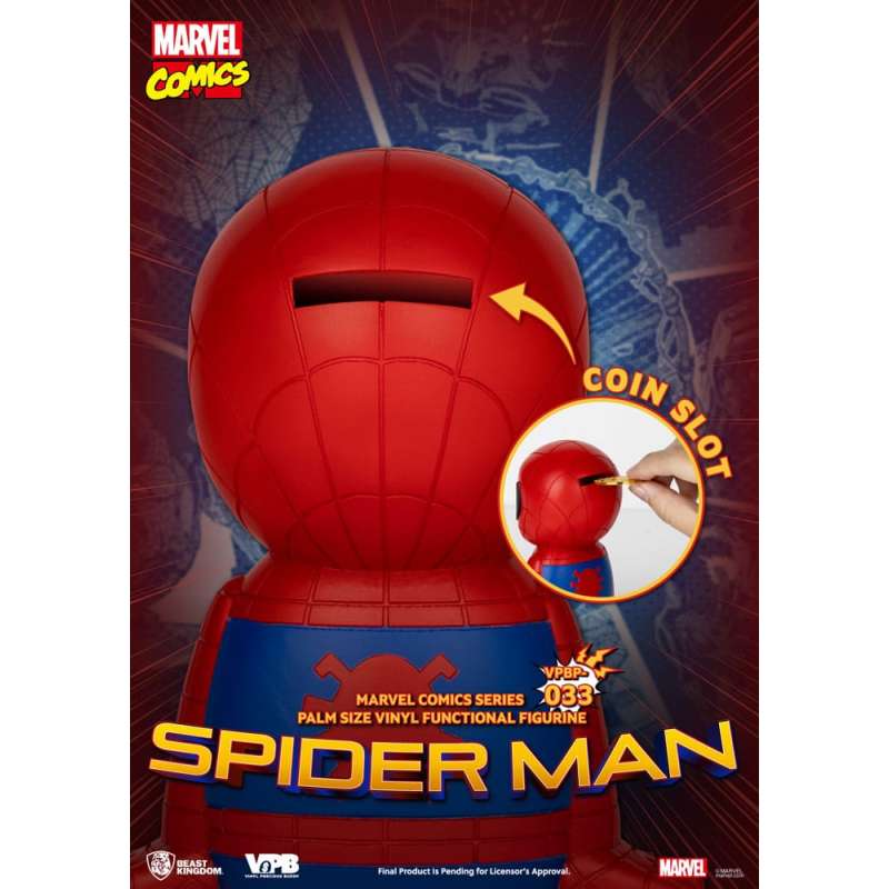 SPOTT-GR Classic Marvel Comics - Κουμπαράς Βινυλίου Spiderman με Ύψος 12cm