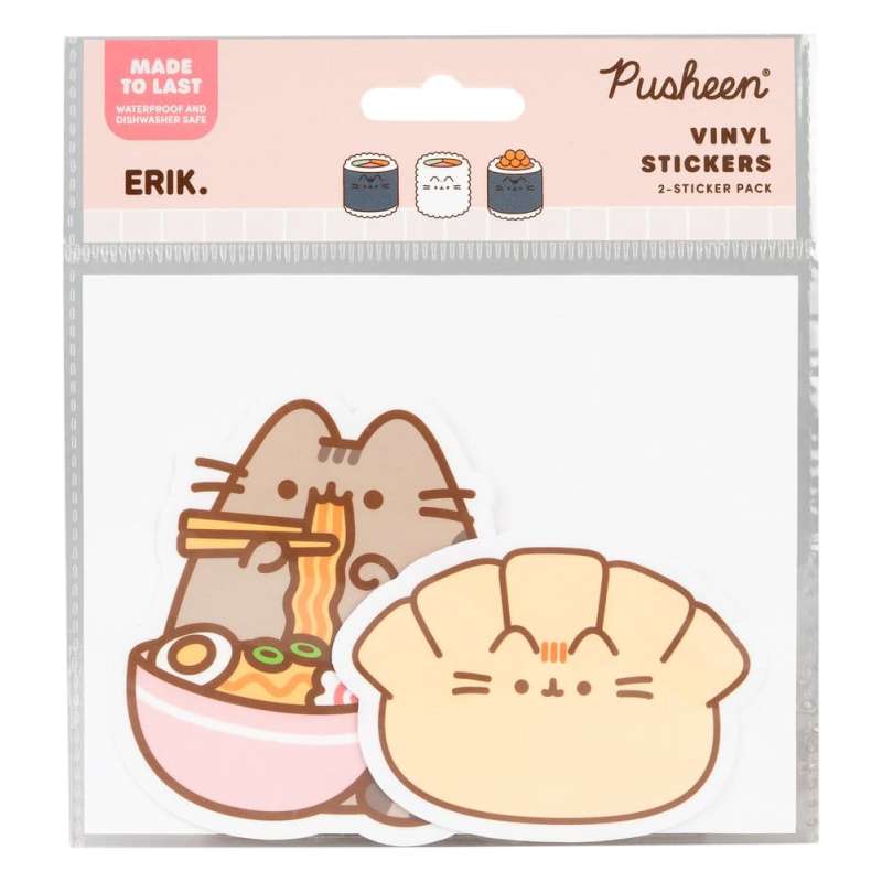 SPOTT-GR Pusheen - Αυτοκολλητάκια Βινυλίου Sushi Roll Vol. 6 (Σετ 2 Αυτοκόλλητα)