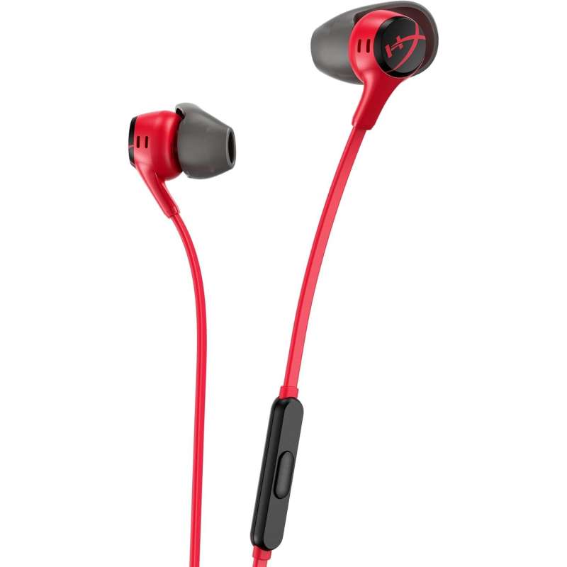 SPOTT-GR HyperX Cloud Earbuds 2 - Ενσύρματα In-Ear Ακουστικά με Υποδοχή Jack 3.5mm 1.2m σε Κόκκινο Χρώμα