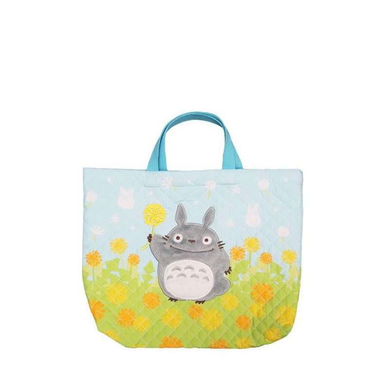 SPOTT-GR My Neighbor Totoro Lesson - Τσάντα Χειρός Totoro Dandelion σε Πράσινο / Γαλάζιο Χρώμα