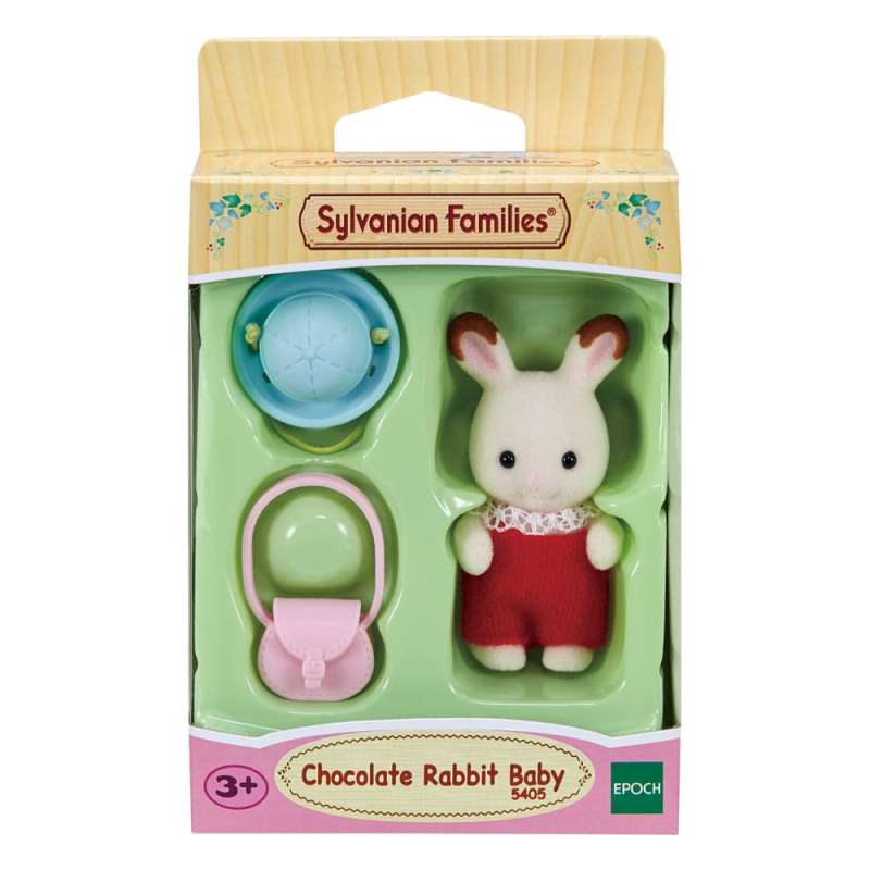 SPOTT-GR Sylvanian Families - Φιγούρα Chocolate Bunnies Baby με Ύψος 5cm
