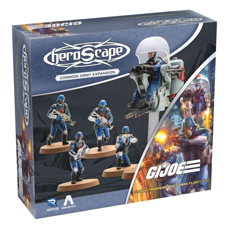 SPOTT-GR G.I.Joe Heroscape Army Expansion Cobra Troopers & Cobra Flight Pod (Common) (Αγγλική Έκδοση)
