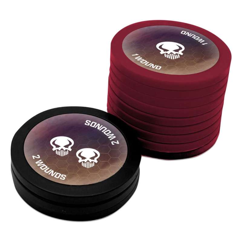 SPOTT-GR Heroscape - Premium Tokens Wound Markers