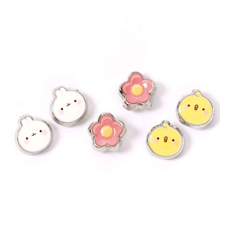 SPOTT-GR Molang Stud - Σκουλαρίκια Molang and Piu Piu (3-Pack)