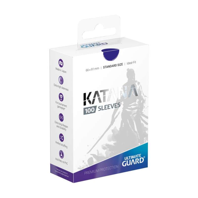 SPOTT-GR Ultimate Guard Katana Sleeves Standard Size (100) - Blue