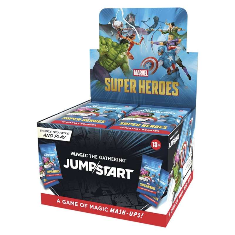 SPOTT-GR Magic the Gathering Marvel Super Heroes Jumpstart Booster Display (Σετ 24 Τεμάχια) (Αγγλική Έκδοση)