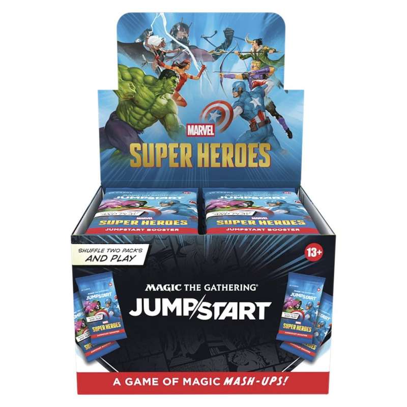 SPOTT-GR Magic the Gathering Marvel Super Heroes Jumpstart Booster Display (Σετ 24 Τεμάχια) (Αγγλική Έκδοση)