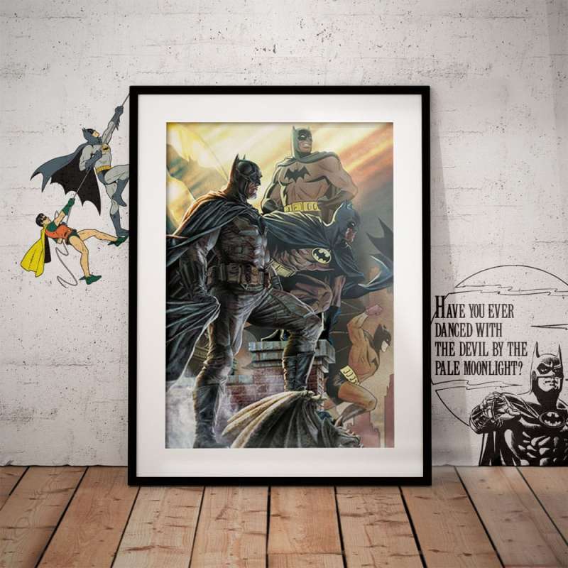 SPOTT-GR DC Comis - Art Print Batman 85th Anniversary Limited Edition 42 x 30cm