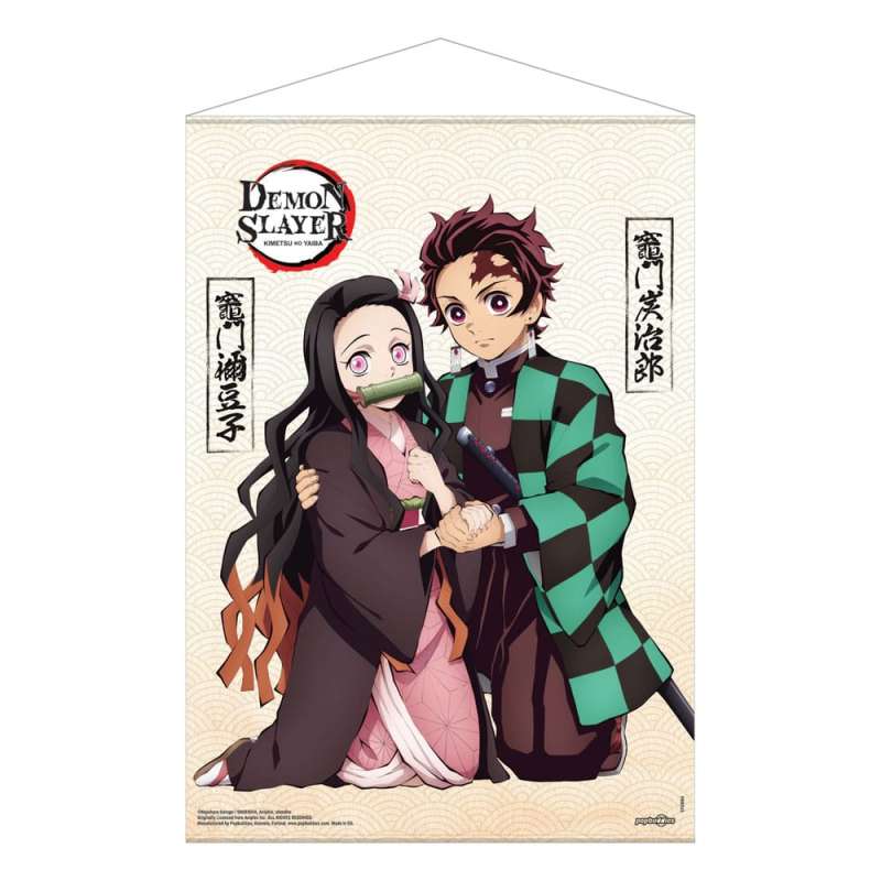 SPOTT-GR Demon Slayer: Kimetsu no Yaiba - Κρεμαστή Αφίσα Tanjiro & Nezuko Kamado 50 x 70cm