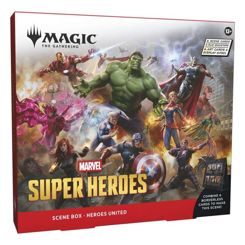 SPOTT-GR Magic the Gathering Marvel Super Heroes Scene Box Display (Σετ 4 Τεμάχια) (Αγγλική Έκδοση)