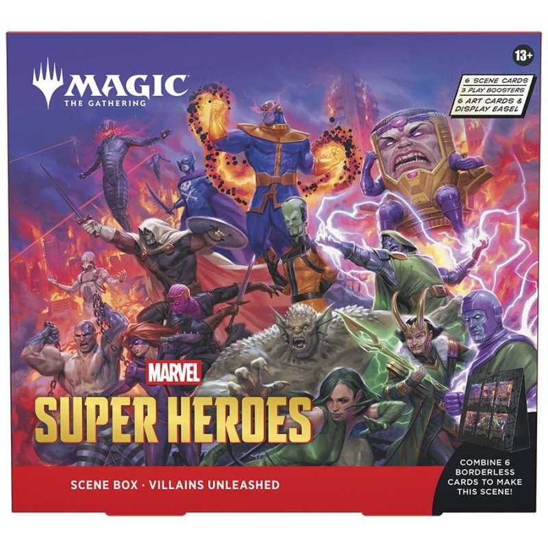 SPOTT-GR Magic the Gathering Marvel Super Heroes Scene Box Display (Σετ 4 Τεμάχια) (Αγγλική Έκδοση)