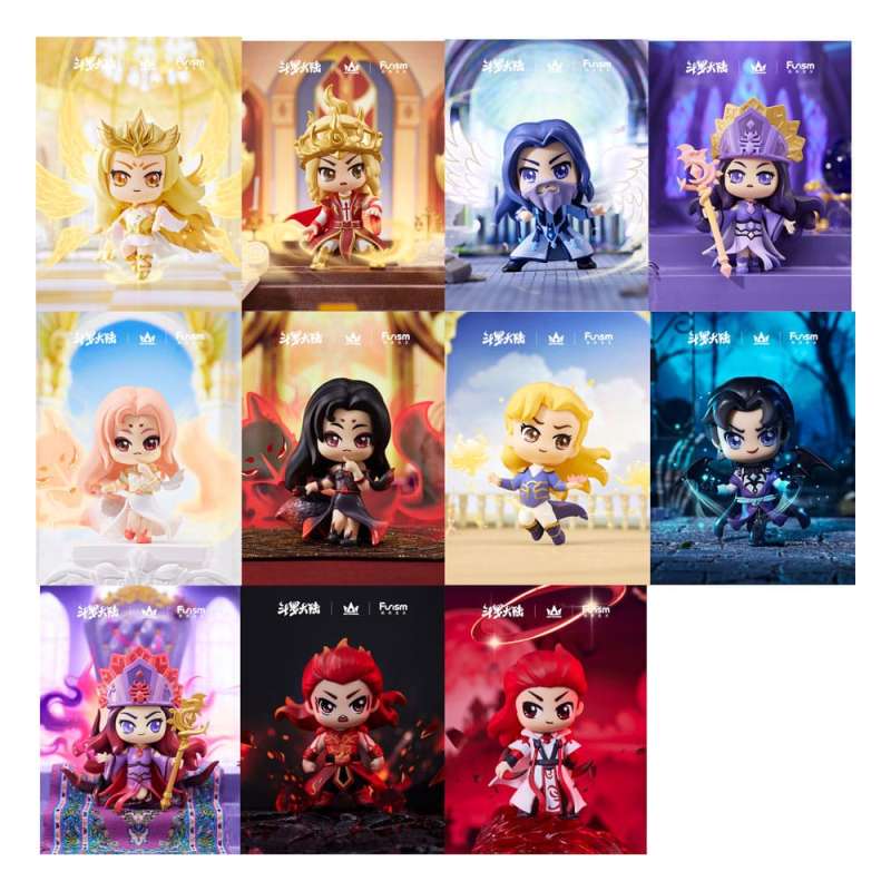 SPOTT-GR Soul Land Wuhun Hall Series - Μίνι Φιγούρες Μεγέθους 9cm Display (Σετ 8 Τεμαχίων)