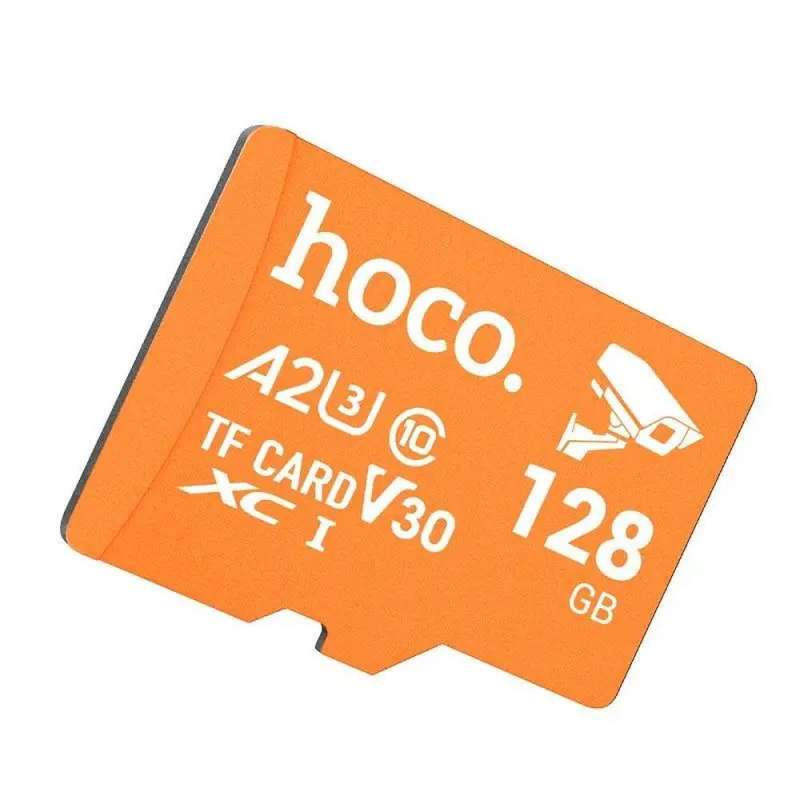 SPOTT-GR Hoco Orange 128GB - Κάρτα Μνήμης microSD 128GB Class 10 UH-1 U3 V30 A2 