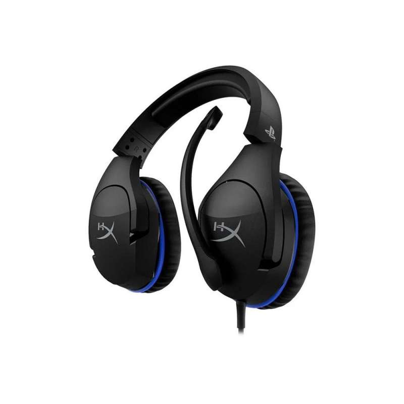SPOTT-GR HyperX Cloud Stinger - Ενσύρματα Gaming Ακουστικά PlayStation με Υποδοχή Jack 3.5mm σε Μαύρο / Μπλε Χρώμα