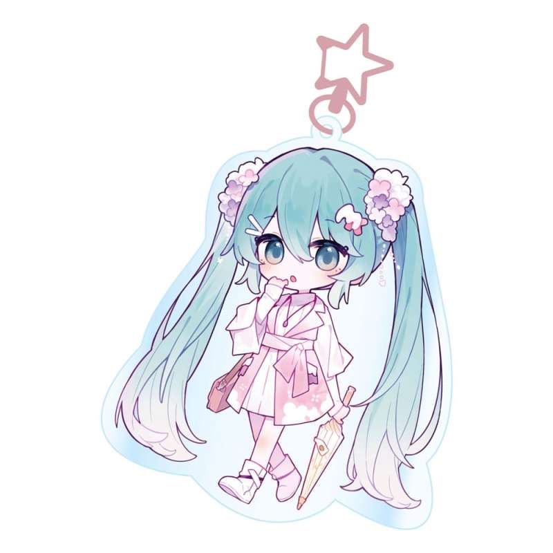 SPOTT-GR Hatsune Miku - Ακρυλικό Μπρελόκ Kawaii Summer Time