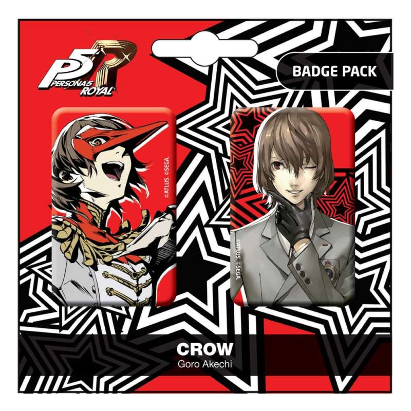 SPOTT-GR Persona 5 Royal - Κονκάρδες Crow / Goro Akechi (2-Pack)