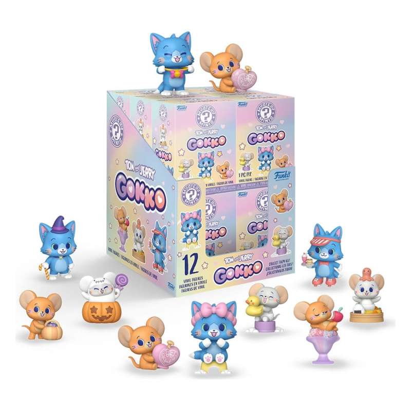SPOTT-GR Tom & Jerry Gokko Mystery - Μίνι Φιγούρες Μεγέθους 5cm Display (Σετ 12 Τεμάχια)