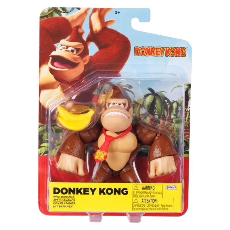 SPOTT-GR World of Nintendo - Μίνι Φιγούρες Donkey Kong Μεγέθους 6cm Σετ (Σετ 16 Τεμάχια)
