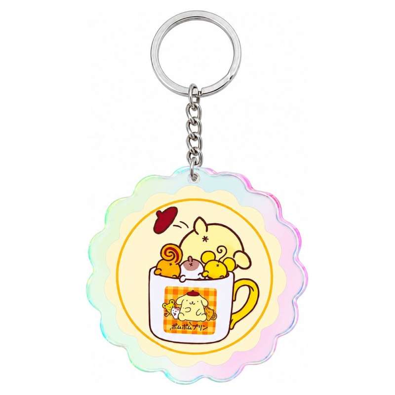 SPOTT-GR Sanrio - Ακρυλικό Μπρελόκ Pompompurin 30th Anniversary Squishy Cute Purin 02