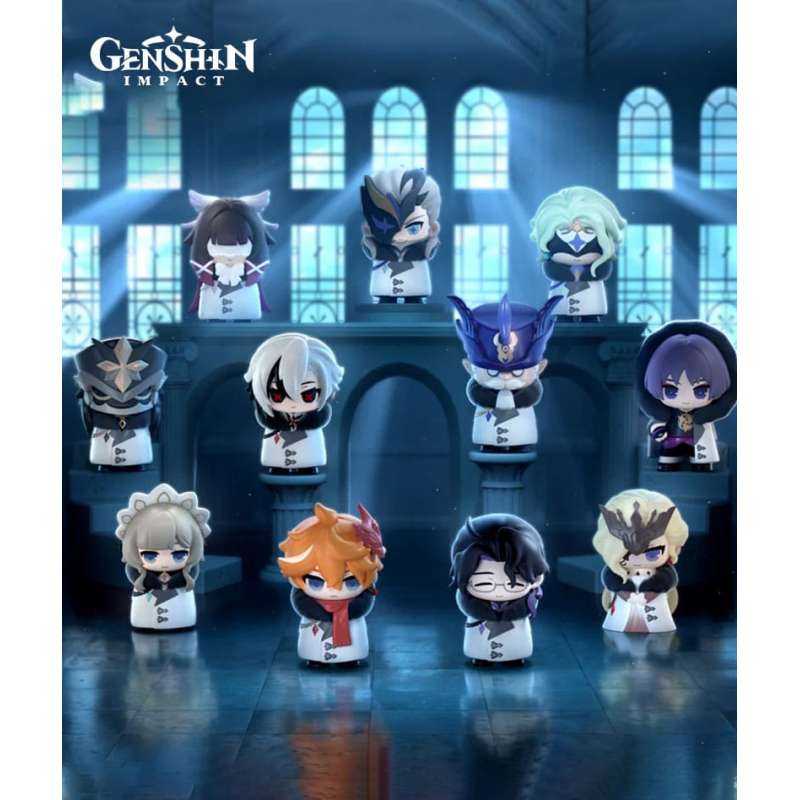 SPOTT-GR Genshin Impact - Μίνι Φιγούρες Fatui Harbingers Chibi Design Μεγέθους 7cm σε Blind Box Display (Σετ 9 Τεμάχια)
