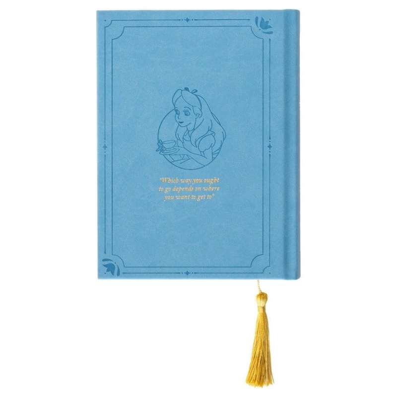 SPOTT-GR Alice in Wonderland - Premium Σημειωματάριο Αλίκη Στην Χώρα των Θαυμάτων Μεγέθους A5 Σετ με Στυλό σε Μπλε Χρώμα